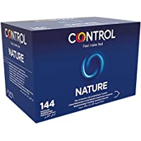 Control Nature Preservativos - Caja de condones con 144 unidades (pack grande ahorro) - Gama placer natural- lubricados…